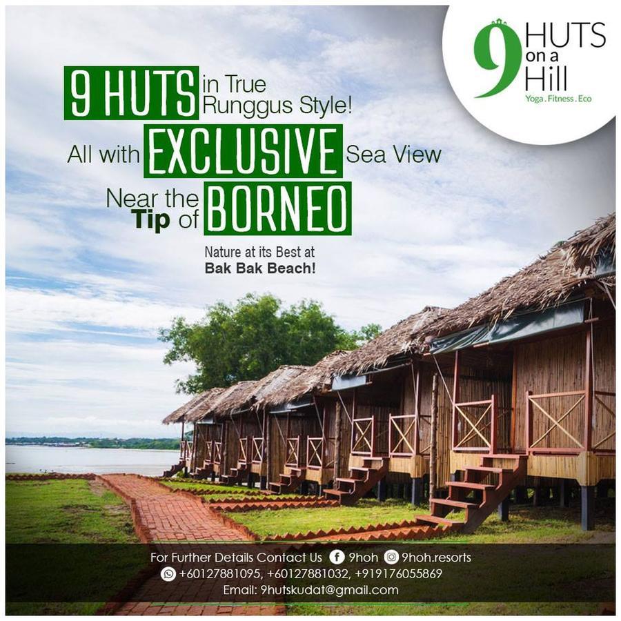 Hotel 9 Huts On A Hill Kudat Exteriér fotografie